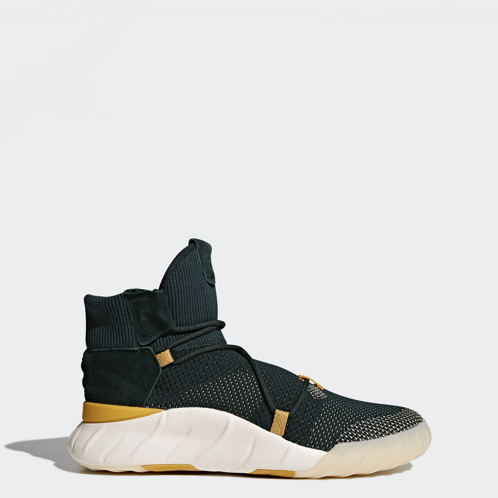 Adidas Tubular X 2.0 - Originals ανδρικα - Πρασινο/Κίτρινα/Ασπρα,Μέγεθος: EU 36 – 54 2/3 (463EZFGW)